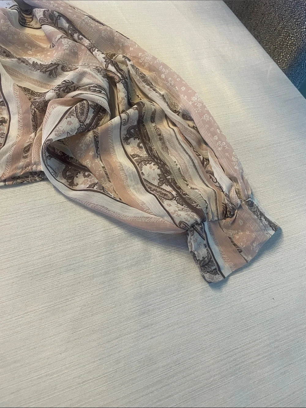 Dusty Pink/ Mauve Tie-Front Overlay